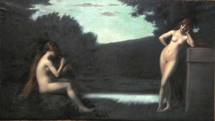 Jean-Jacques Henner Nus feminins oil painting picture